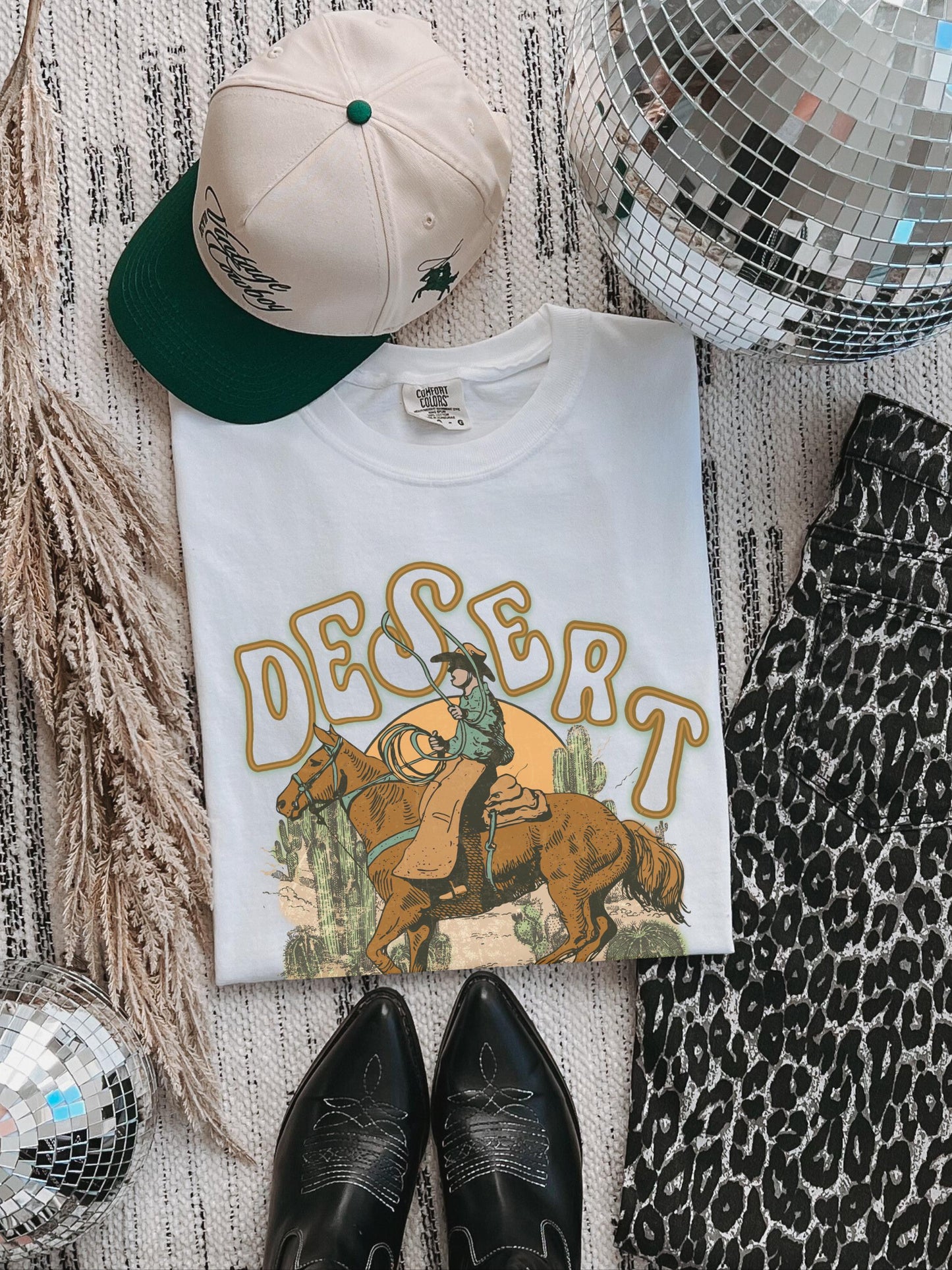 Desert Cowboy Shirt, Cute Cowgirl Tshirt, Country Concert Shirt, Trendy Western Shirts, Cowboy Tees, Western Graphic Tee, Rodeo Graphic Tees