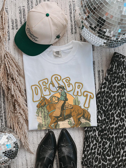 Desert Cowboy Shirt, Cute Cowgirl Tshirt, Country Concert Shirt, Trendy Western Shirts, Cowboy Tees, Western Graphic Tee, Rodeo Graphic Tees