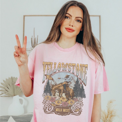 Comfort Colors Yellowstone Wild West Shirt